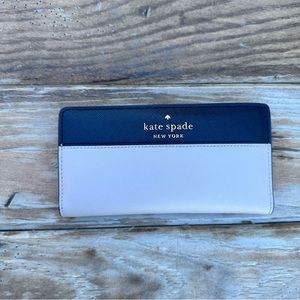 Kate Spade Colorblock Slim Bifold Wallet